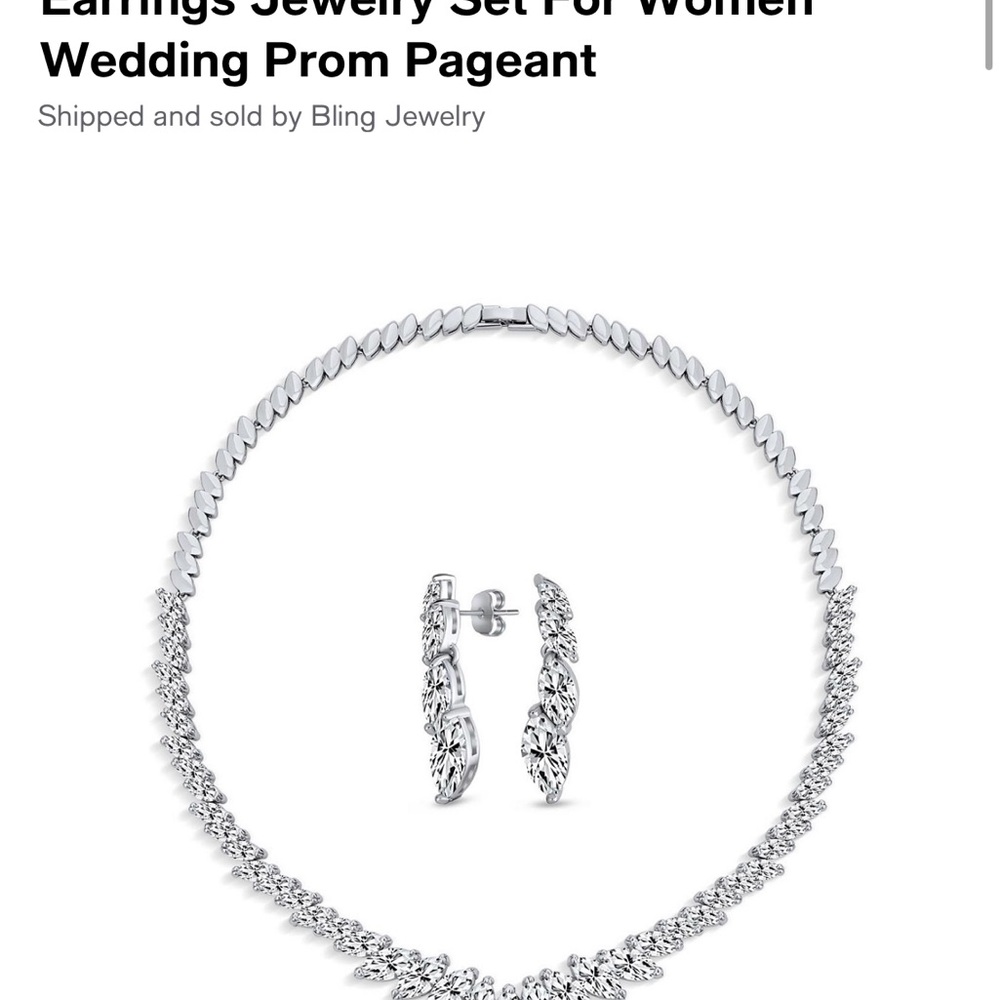 Formal bling jewelry